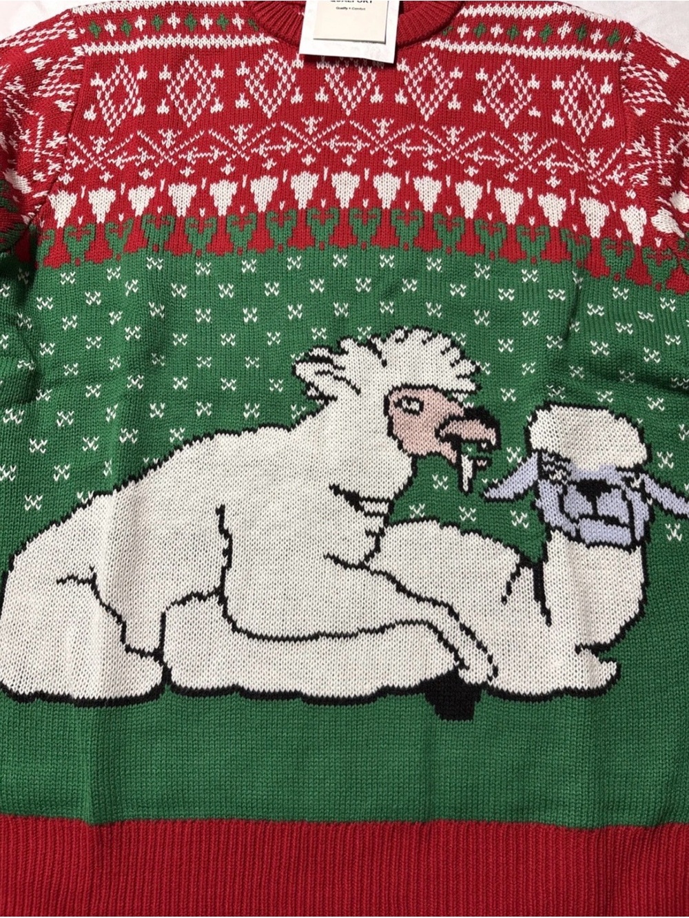 Ugly Christmas Sweater - Flirty Llama - Multiple Sizes Available - Picture 2 of 5